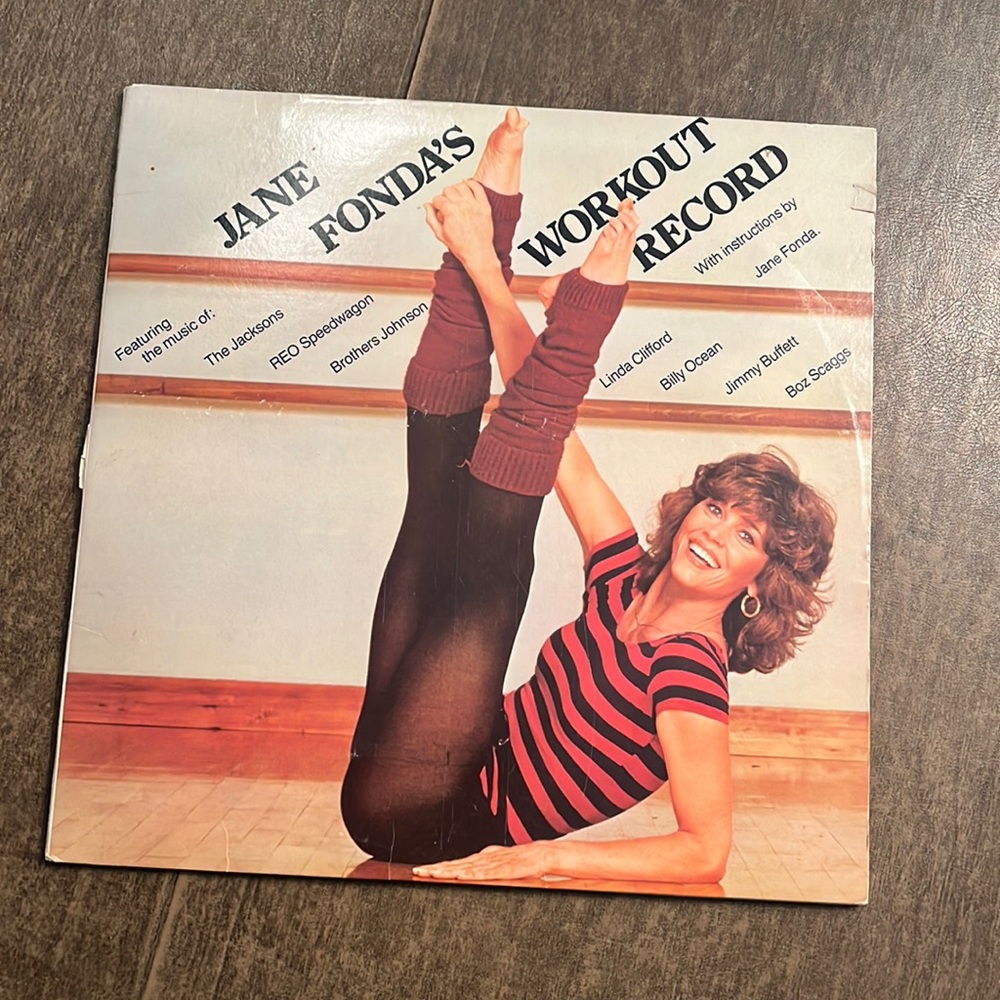 Jane Fonda’s Work Out Record- 2 record set